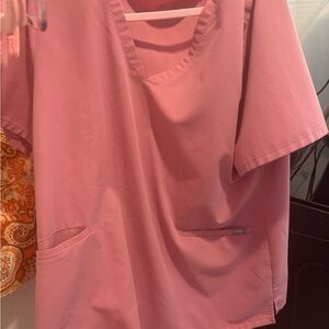 Pink Scrub Top